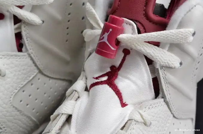 Jordan 384664-116 white Air 6 Maroon Retro 0529